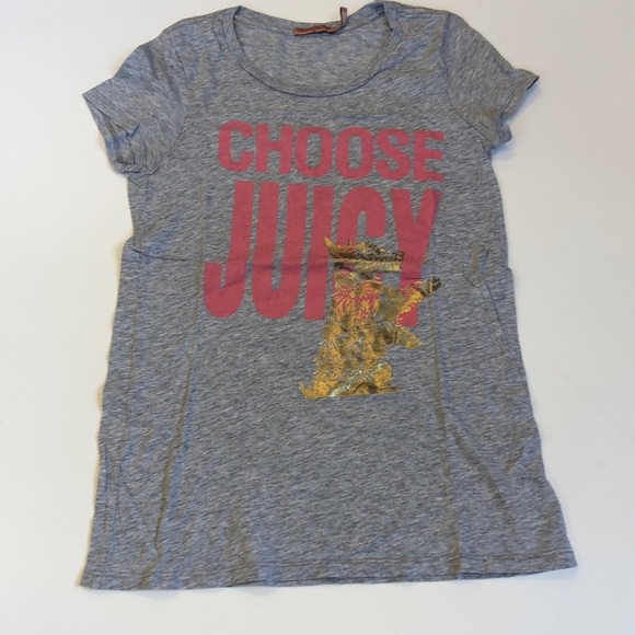 VINTAGE JUICY COUTURE GIRLS TEE SHIRT SIZE 14 - Picture 1 of 3